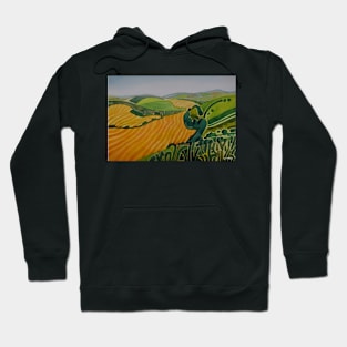 South Downs Kent England Landscape Hoodie